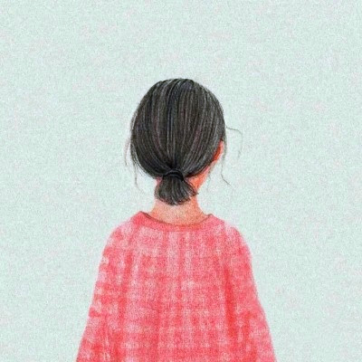 女生背影图片头像