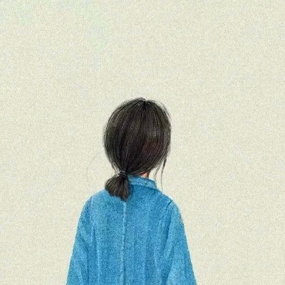 女生背影图片头像