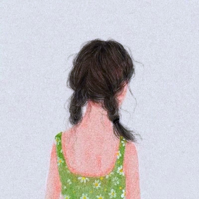 女生背影图片头像