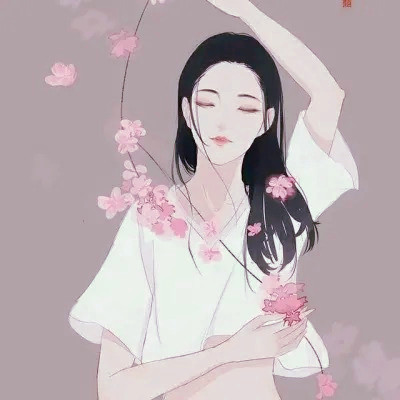 意境女生头像图片