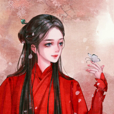 意境女生头像图片