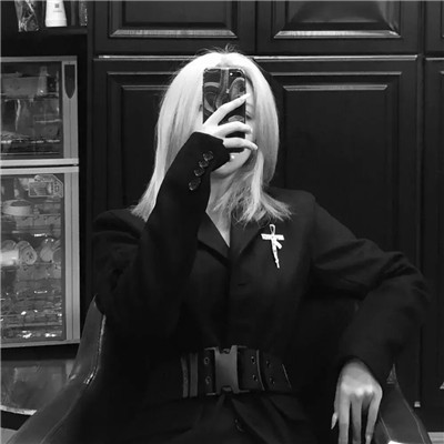 微信黑色头像图片