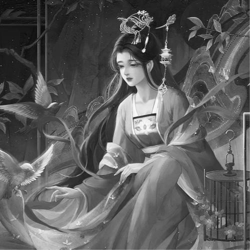寂寞孤独伤感黑白头像图片