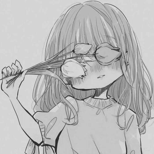 黑白头像伤感高冷图片
