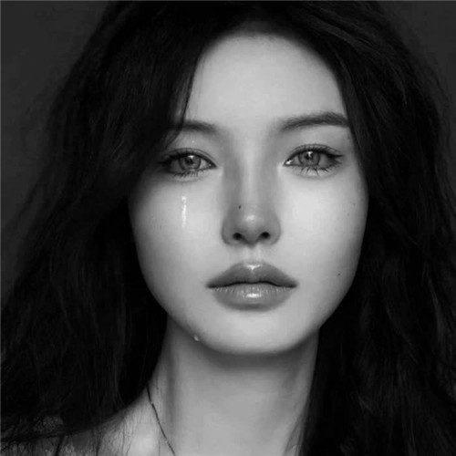 黑白头像伤感高冷图片