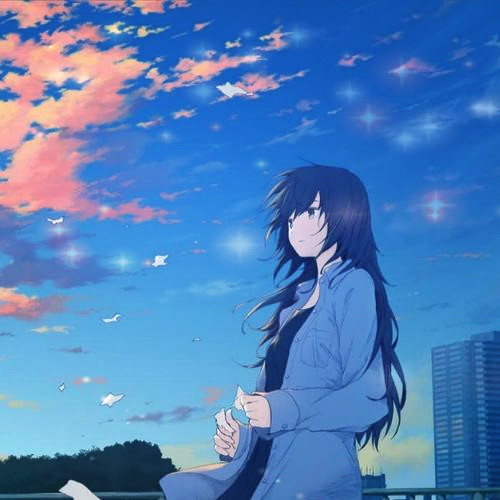 emo伤感头像图片