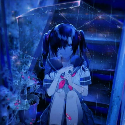 emo伤感头像图片