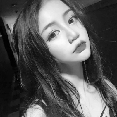 微信头像美女黑白系列图片