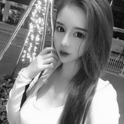 超好看的黑白头像女生高清图片