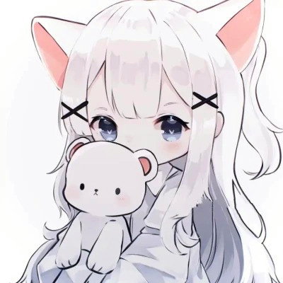 二次元可爱少女头像图片