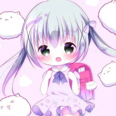 超可爱女生二次元头像图片