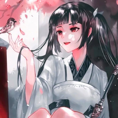 卡通女生头像仙气可爱呆萌图片