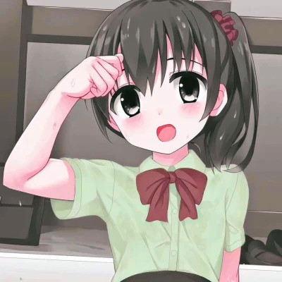 女生卡通呆萌傻傻的可爱图片头像