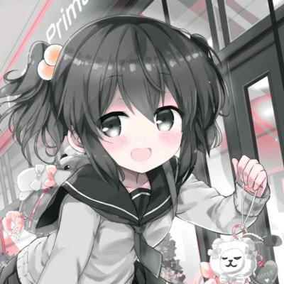 女生卡通呆萌傻傻的可爱图片头像