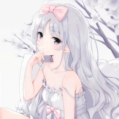 女生卡通呆萌傻傻的可爱图片头像
