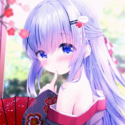 女生卡通呆萌傻傻的可爱图片头像