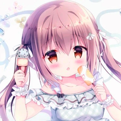 女生卡通呆萌傻傻的可爱图片头像