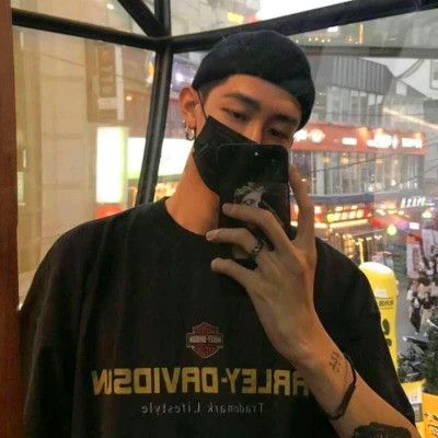 真人男生超酷帅气头像图片