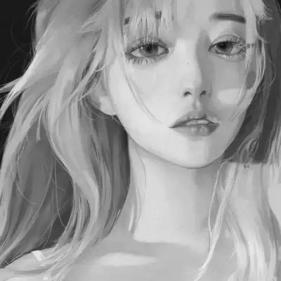黑白高级头像女
