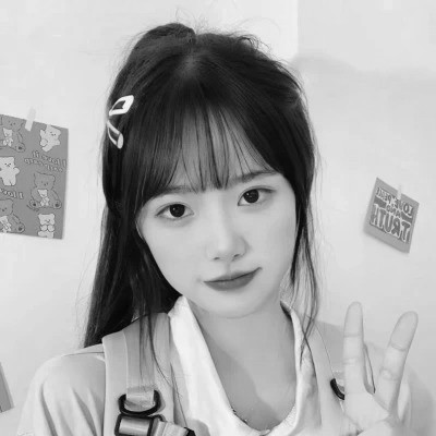 黑白高级头像女