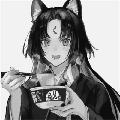 黑白系古风女头