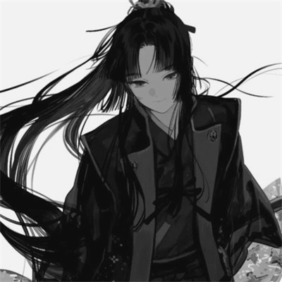 黑白系古风女头