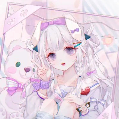 可爱漂亮微信女孩卡通头像图片