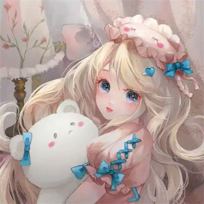 可爱漂亮微信女孩卡通头像图片