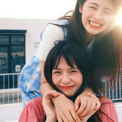 高级感港风闺蜜头像图片