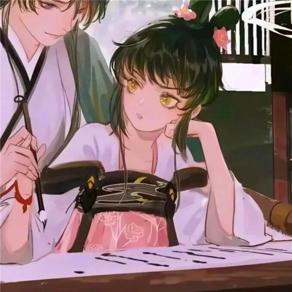 情头古风唯美动漫