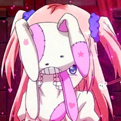 动漫粉系少女头像可爱图片