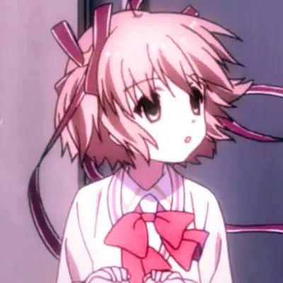 动漫粉系少女头像可爱图片