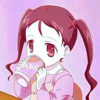 动漫粉系少女头像可爱图片