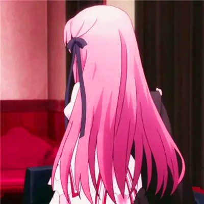 动漫粉系少女头像可爱图片