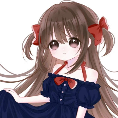 动漫粉系少女头像可爱图片