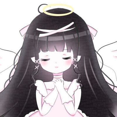 动漫粉系少女头像可爱图片