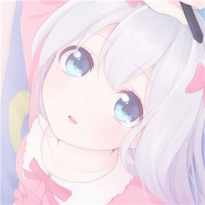 粉色系少女头像可爱