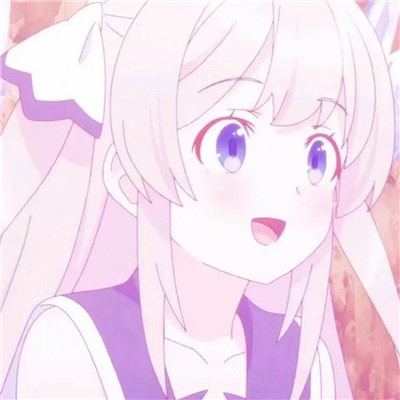 粉色系少女头像可爱