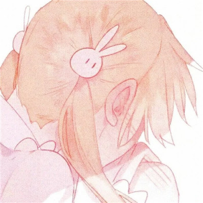 粉色系少女头像可爱