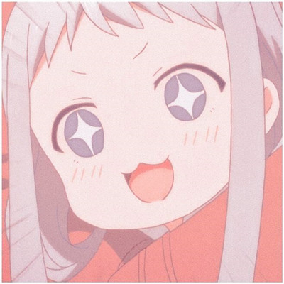 粉色系少女头像可爱