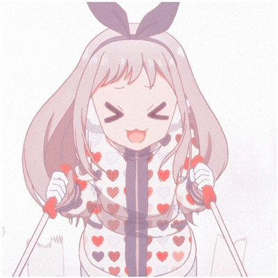 粉色系少女头像可爱