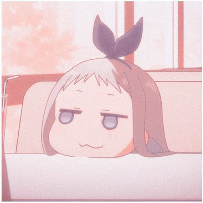 粉色系少女头像可爱