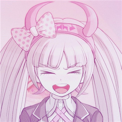 粉色系少女头像可爱