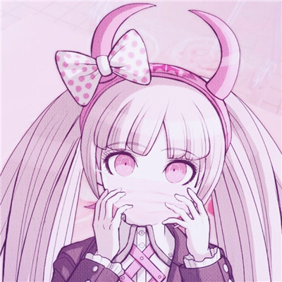 粉色系少女头像可爱