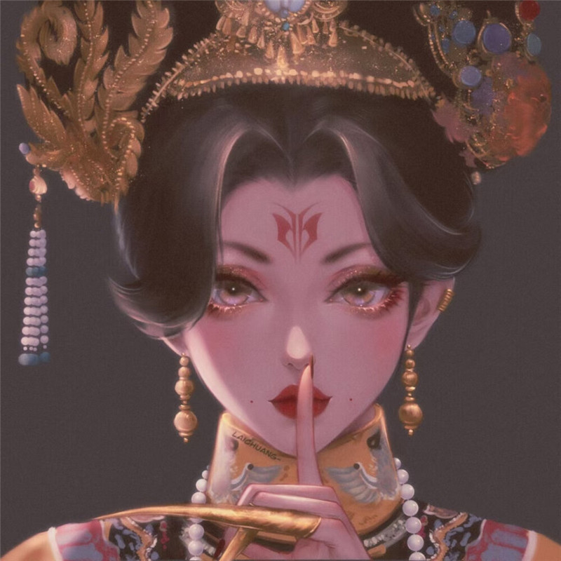 王者古风女生冷艳霸气女生闺蜜头像图片