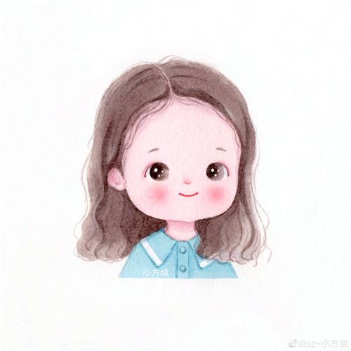 情头卡通可爱一男一女图片