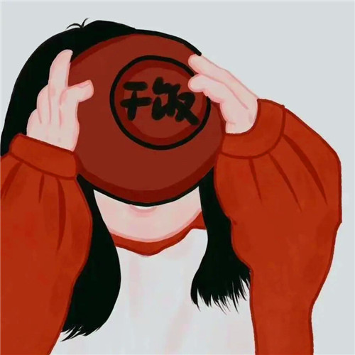 情头卡通可爱一男一女图片
