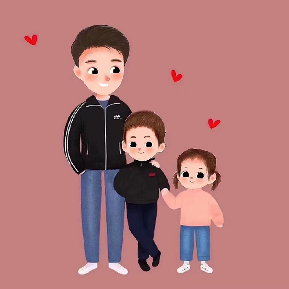 亲子头像一家三口