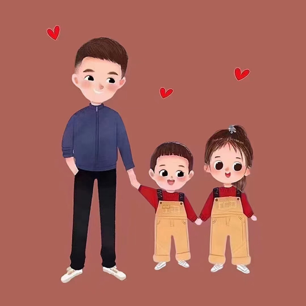 亲子头像一家三口