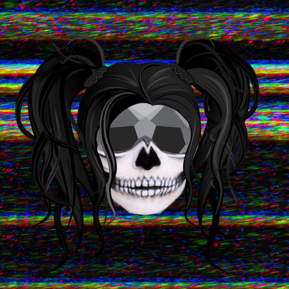 超潮超酷非主流骷髅头头像图片